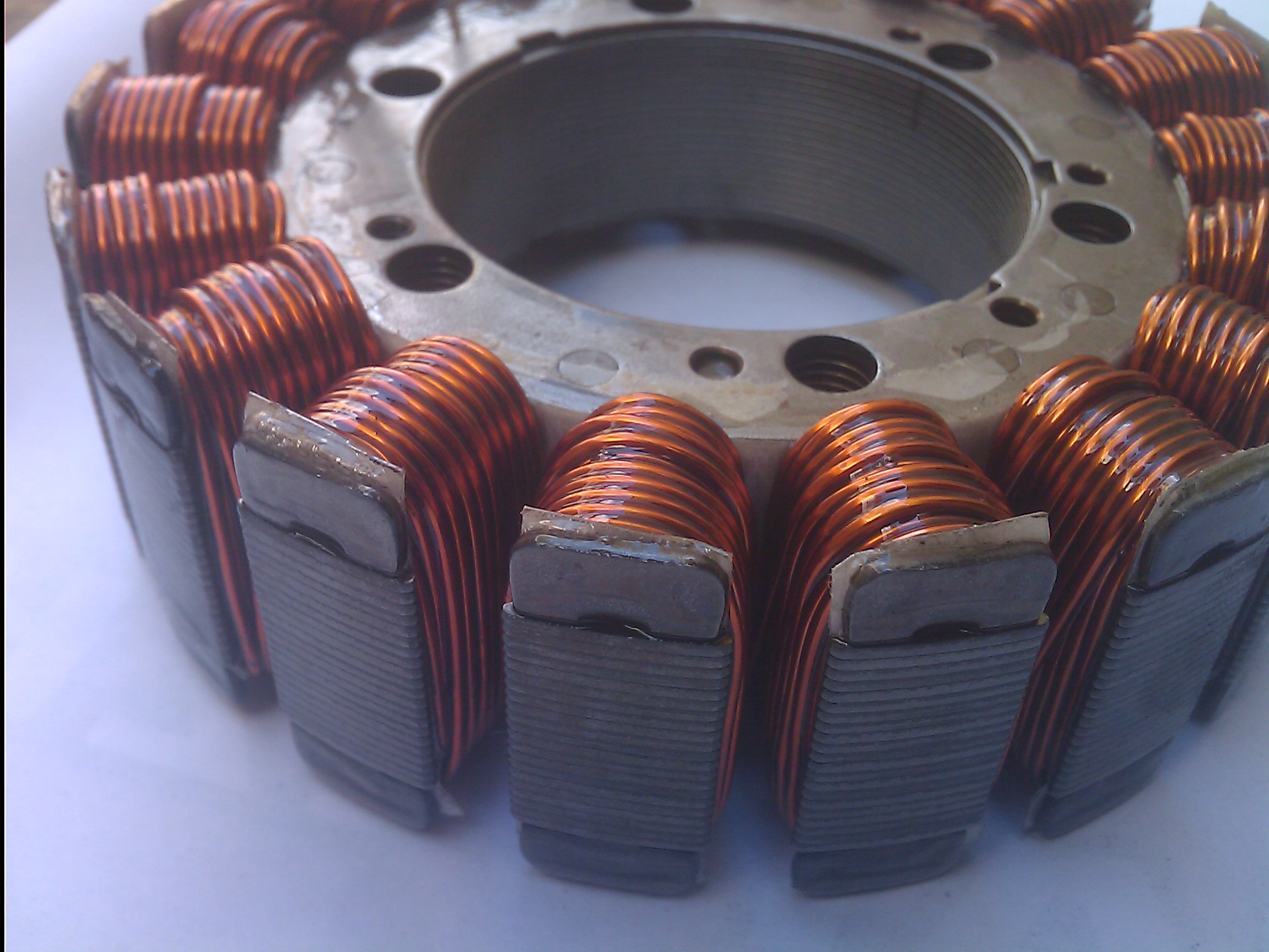 F800GS stator coil rebuild StaDar